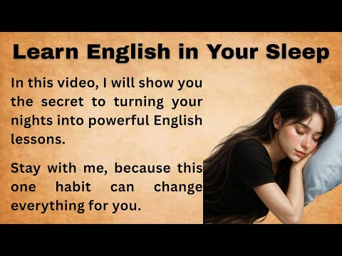 How to Learn English in Your Sleep Every Night | Shocking Trick | Bookish English 2