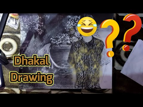 lake side decorative Tree🌾🍂 || Drawing Beast 🎨🎭