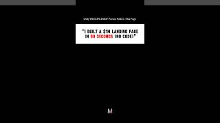 "Watch Me Design a $1M Website (Fast & Creative)"#creative#money#shorts