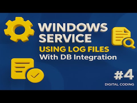 Windows Service Tutorial Part 4: Use Log Files with Database Integration in Background (C#/.NET)
