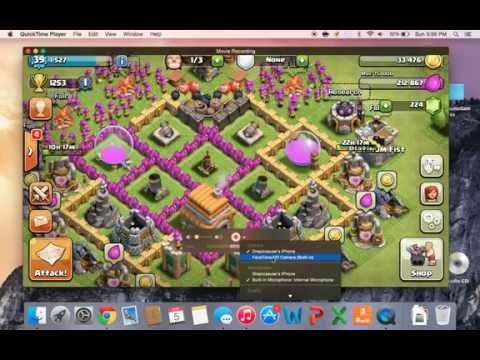 How to capture IOS Gameplay Mac Version