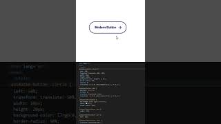 Modern Hover Button Animation 😍 | HTML CSS Button Effect #shorts#youtubeshorts #coding