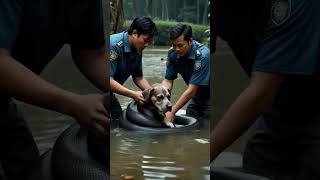 Man vs Python: Dog Rescue in the Jungle