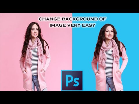 How to change background of image in photoshop CC | Remove Background | Photoshop CC Tutorial