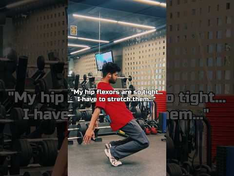 Hip flexors stiffed? #shorts #streching