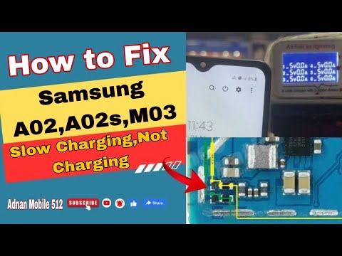 Samsung a02,a02s M03 not charging,Slow charging all problem fix solution