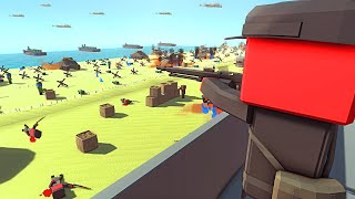 Most Brutal D-DAY BEACH DEFENSE Ever! - Ancient Warfare 3: Battle Simulator