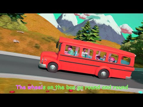 Wheels on the Bus go Round and Round @LuckyZeeZee