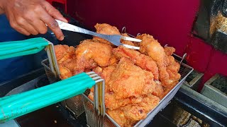 Non-Stop Cooking!! BOSS of STREET FRIED Chicken, EXTREME Jamaican Food!!
