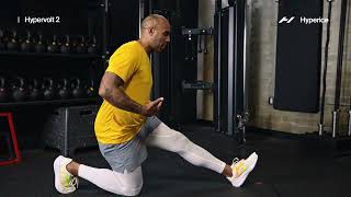 Jeremy Walton post leg day recovery with the Hypervolt 2