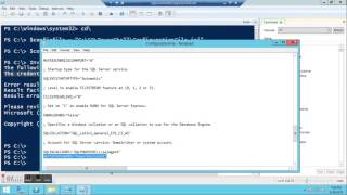 Specify the SQL Agent password AGTSVCPASSWORD