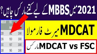 OMG MDCAT & FSC Marks for MBBS ADMISSION 2021 ? MDCAT 2021 Latest News ! MDCAT 2021 Merit Formula