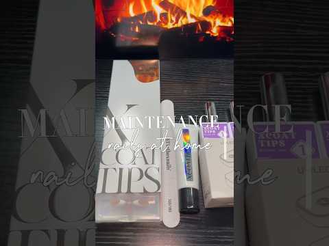 Nail day at home looks something like this! #gelxnails #maintenance #nails #diynails