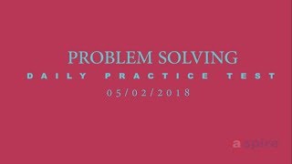 Crack NEET-2018 | Problem Solving - Daily Practice Test | 5th Feb 2018 | Aspire Learning Company