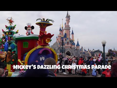 Mickey's Dazzling Christmas Parade 2023 | Disneyland Paris