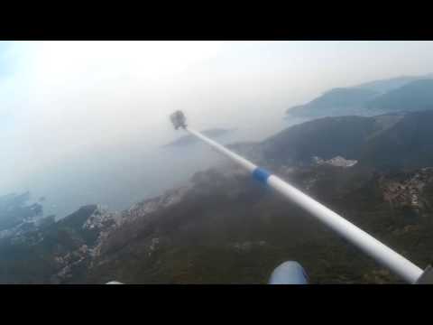 Shiyi Yin paragliding part 3 of 4 with Dušan Radulović on August 16, 2015 at Budva, Montenegro