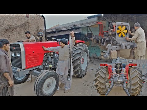 Old tractor restoration and assembly process// the big channel of massey ferguson tractor compny