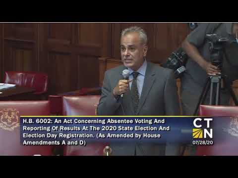 Senator Anwar Speech about Absentee Voting During Pandemic