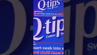 WARNING Stop Using Q-Tips For Your Ears #shorts