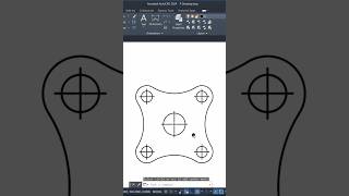 AutoCAD 2D practice Drawing | CAD Exercise | AutoCAD Exercise #autocad2d #tutorial #exercise