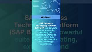 SAP Business Technology Platform offers seamless integration and advanced data analytics