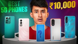 Top 5 Best 5G Phones Under ₹10000 ⚡ Camera + Gaming + Value King!