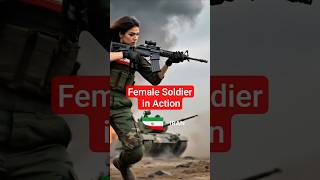 Female Soldier in Action.#FemaleSoldier #Battlefield #WomenInUniform #ArmyAction #Shorts