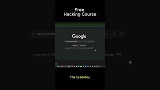 How to download free hacking course #hacker #cybersecurity #education