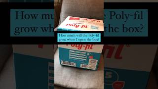 📦😆Opening this box of polyfil! i did not expect this! #boxopening #crocheter