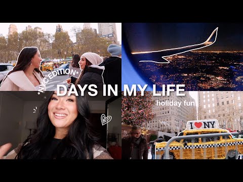 VLOG: CHRISTMAS IN NEW YORK CITY | ROCKEFELLER TREE, MAGIC HOUR BAR, FRIENDSMAS, ETC.