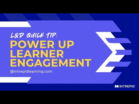 L&D Quick Tip: Learner Engagement Strategy Using the AGES Model