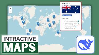 Create Interactive Maps with DeepSeek R1 (No Coding Needed)