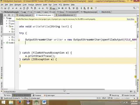 Android File System tutorial in BITM batch 12(android) in bangla