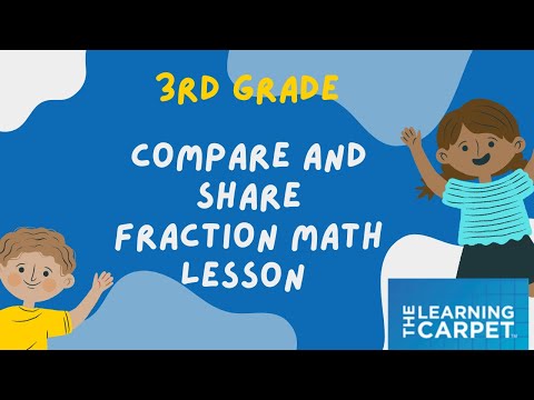 The Learning Carpet: 3rd Grade Fraction Math Lesson