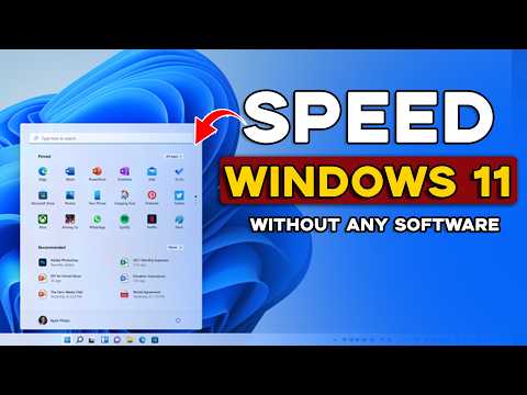 How to Speed Up Windows 11 (2026) 🚀 Make Your PC Faster Without Any Software