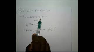 Double and half angle trig formulas