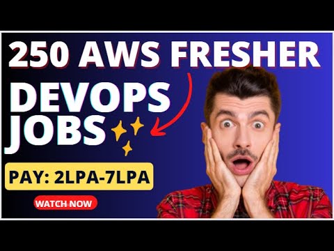 aws vacancy 2024 | devops Job for freshers | aws devops job opportunities