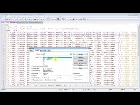Setting-up a New Map Layer – Part 6: Text-Reduction Editing in a GeoJSON