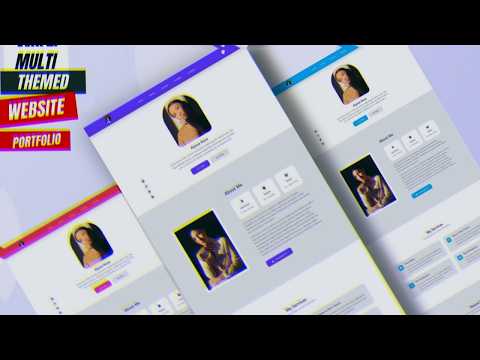Build a Complete Responsive Personal Portfolio Website with local Storage functionality use HTML CSS