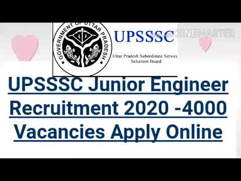 UPSSSC LATEST NEWS,UPSSSC JE CIVIL MECHANICAL ELECTRICAL VACANCIES  2020, UPSSSC JE 2020 NEW VACANCI