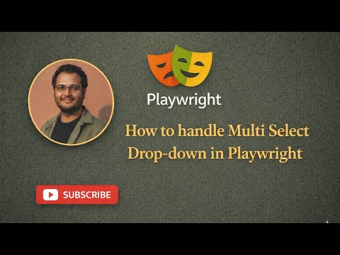 How to Handle Multi Select drop down | Playwright | JavaScript