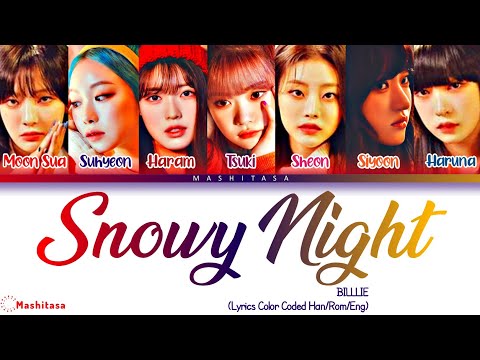 Billlie 'Snowy Night' [Lyrics Color Coded Han/Rom/Eng] Korean Lyrics Color Coded