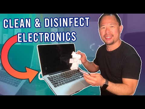 Cleaning & Disinfecting Electronics w/ iCloth 70% Isopropyl Wipes | Best Screen Cleaner! | Ed Tchoi