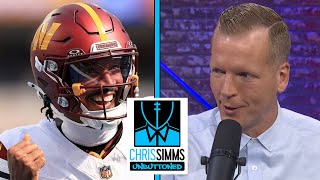 Commanders flipped the script in Jayden Daniels' return | Chris Simms Unbuttoned | NFL on NBC