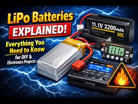 LiPo Batteries Explained: Everything You Need to Know for DIY & Electronics Projects