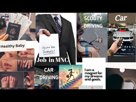 How to make aesthetic VISION BOARD 2025 for free using CANVA & PINTEREST