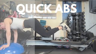 Dirty quick abs on the Rowing machine!!