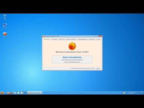 Kumander Linux 1.0 Quick Intro