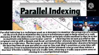PARALLEL INDEXING TECHNIQUES - methods in  Fixing a position.
