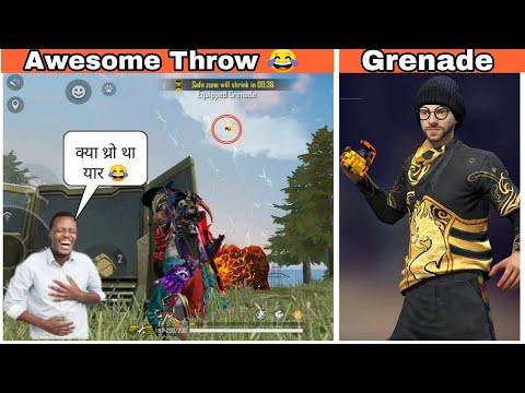 I Used 200 IQ To Throw This Grenade In Free Fire 😂😂 | Free Fire Ranked Match Gameplay | Sonic Akshay